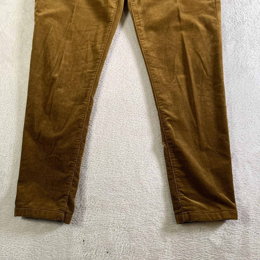 Banana‎ Republic Pants Mens 32x28 Brown Corduroy Relaxed 5 Pocket Stretch Casual